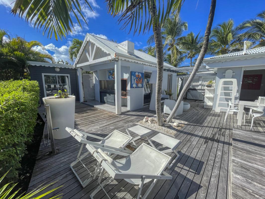 9.Location villa piscine Saint François Guadeloupe_vue d'ensemble sur mer